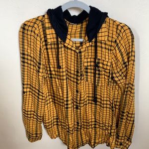 SIZE S HOODED FLANNEL